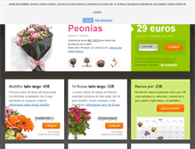 Tablet Screenshot of floresfrescas.com